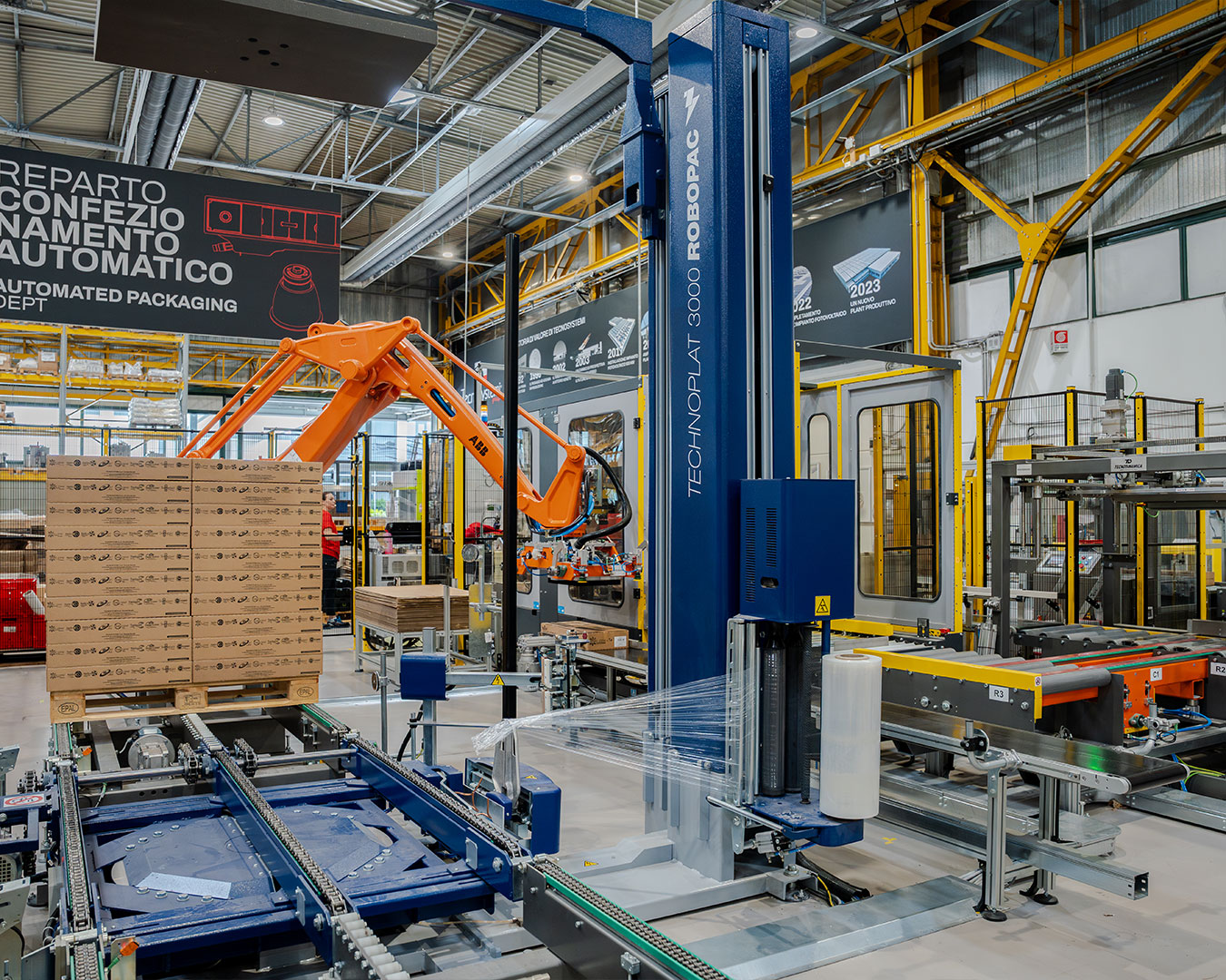robot per pallettizzazione Tecnosystemi
