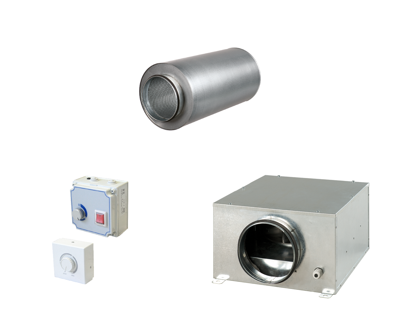 componenti e ricambi per ventilazione meccanica controllata e impianti di ricambio d'aria.