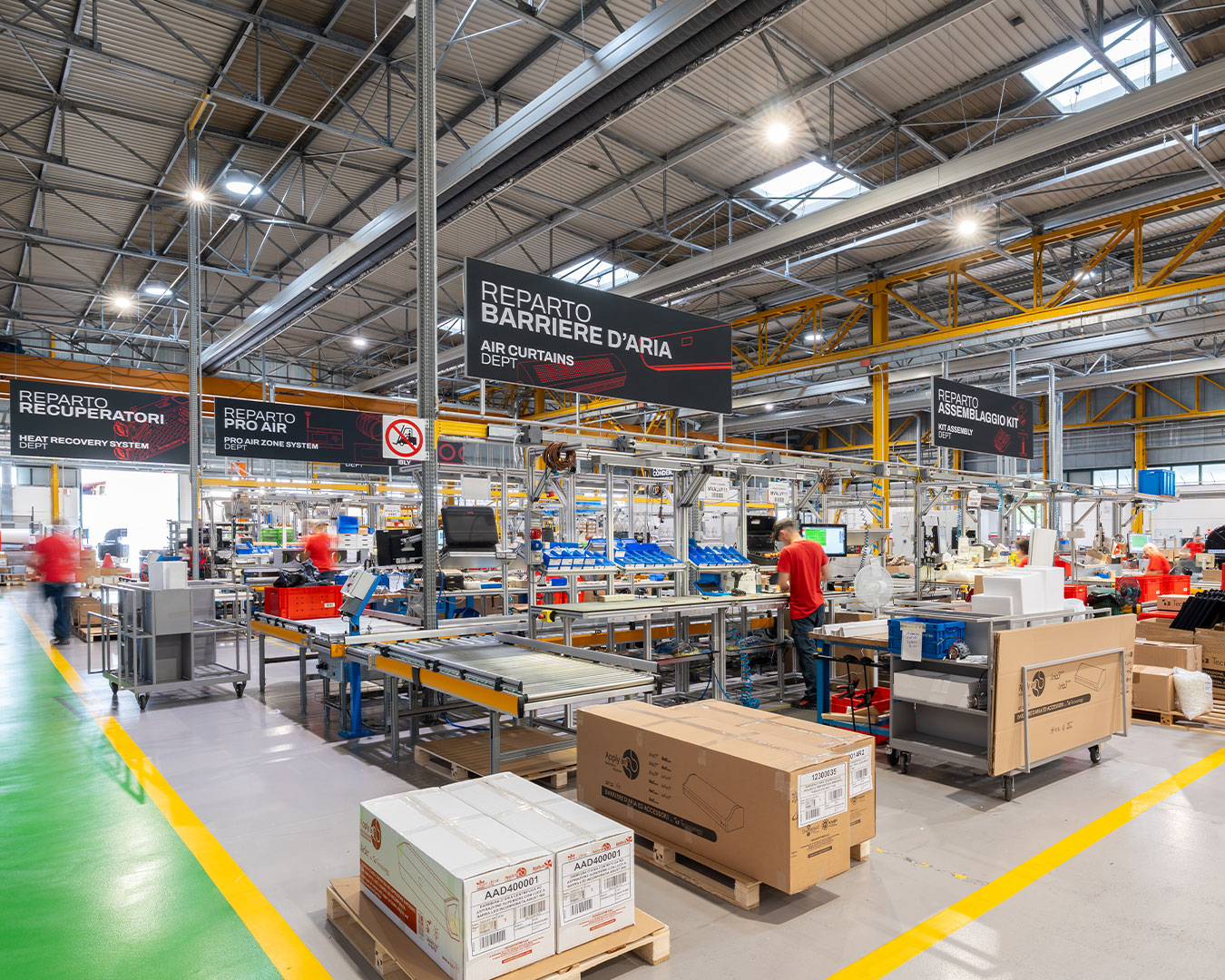 immagine della produzione interna di Tecnosystemi