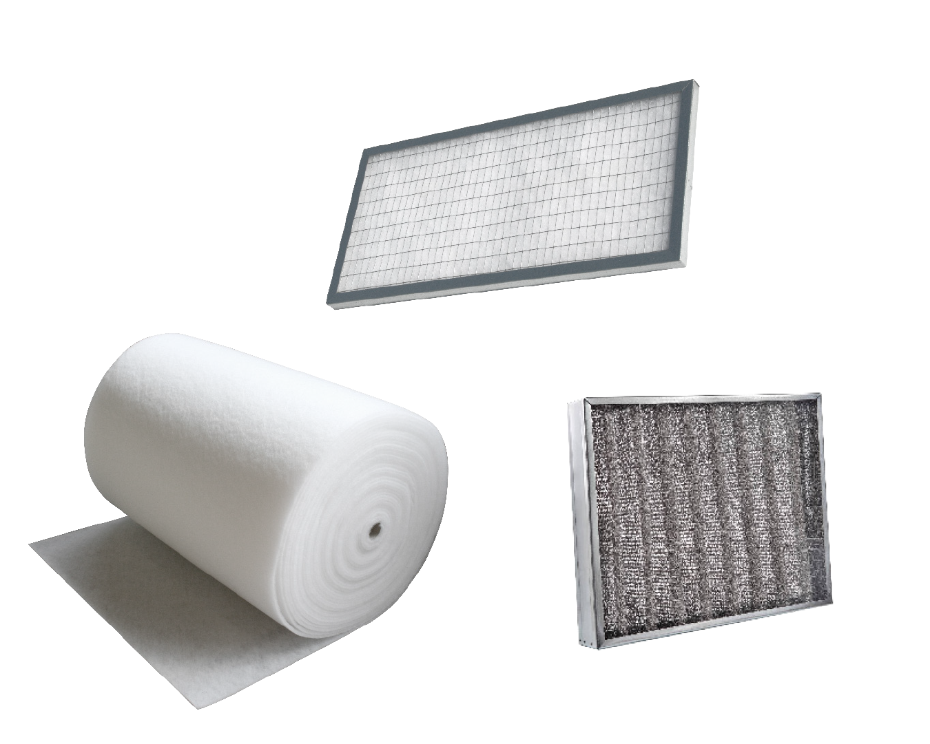 filtri e rotoli filtranti per sistemi HVAC