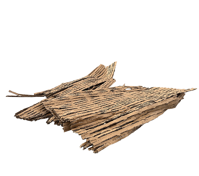 fogli di carta pressata riciclata