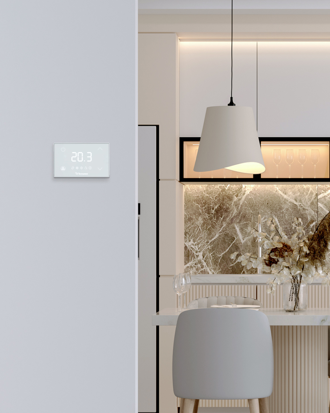 cronotermostato Mini Led Astra