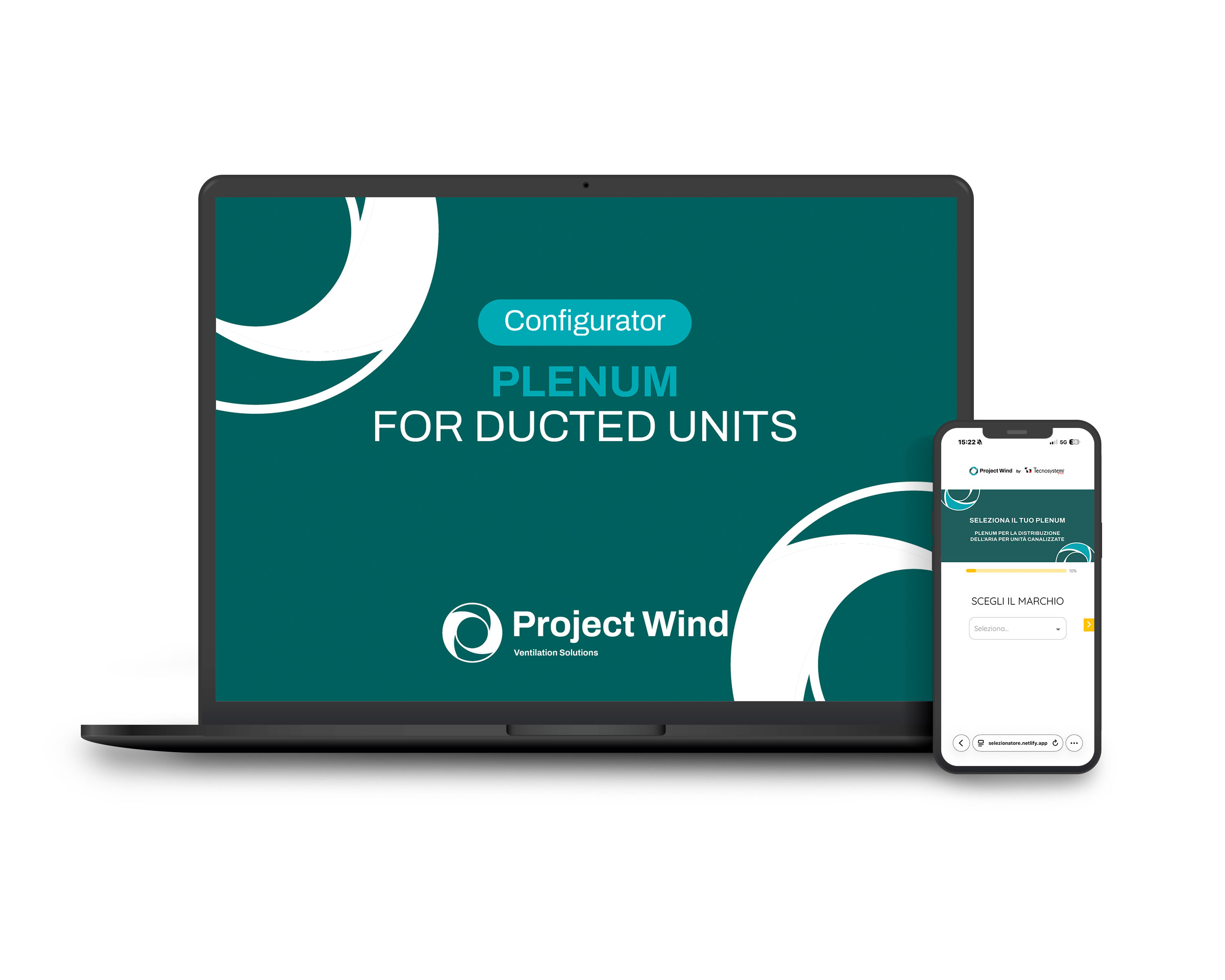 screenshot computer with configurators ducted units