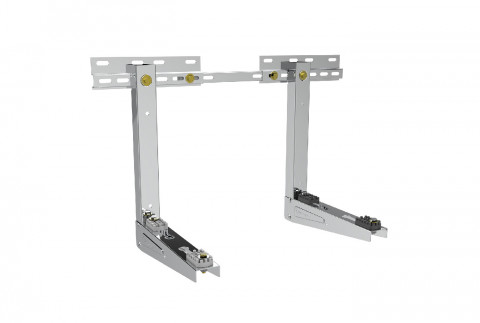 STANDARD INOX TSM 140 A telescopic wall bracket