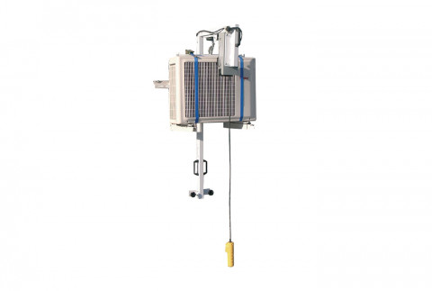  Electric lifter for attic condenser