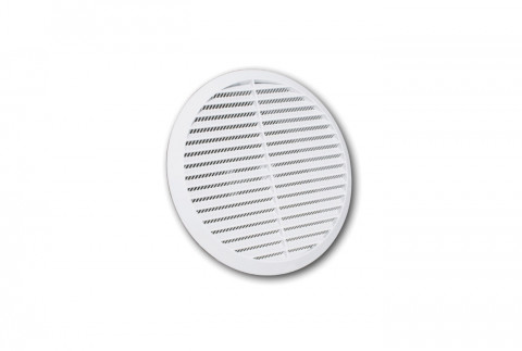 GCMF grille circulaire avec ressort de fixation ABS blanc