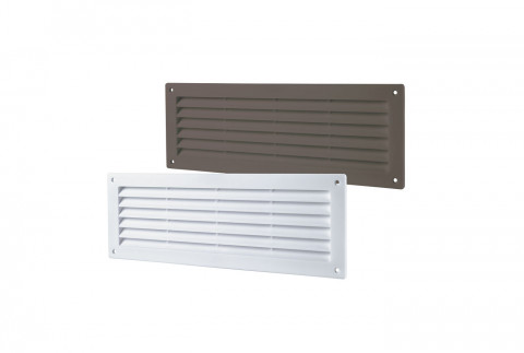  Grille pour meubles de cuisine ABS blanc - marron