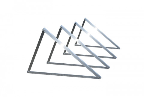 HTF fixed support triangle for flat roofs