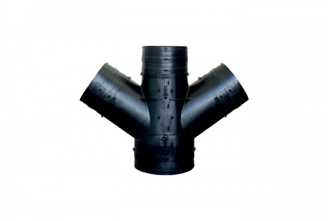  4-way shunt for ducted pipes