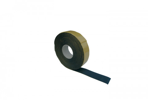  Black neoprene adhesive strip