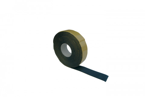  Schwarzes Neopren-Klebeband 3x50