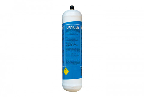  Technical oxygen cylinder 950 ml