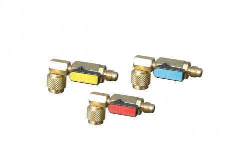  Pack of 90° ball valves