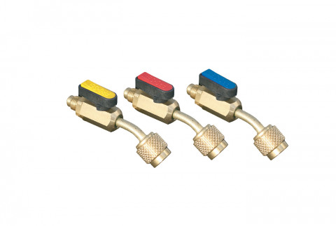  Pack of 45° ball valves