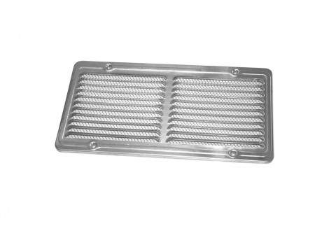  Square / rectangular support grille in aluminium with mesh
