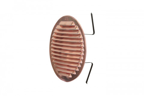  Round grille in copper with springs and mesh