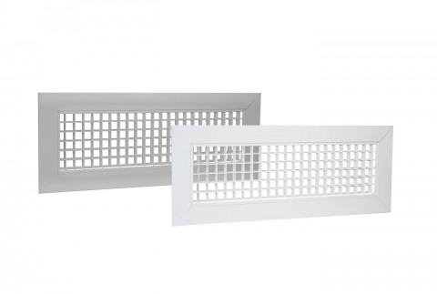  Grille de récupération en aluminium peint en blanc à maille carrée