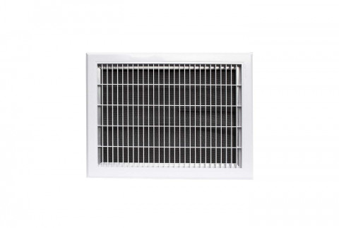  Grille de récupération en plastique ABS blanc avec filtre amovible et contre-châssis pour faux plafond