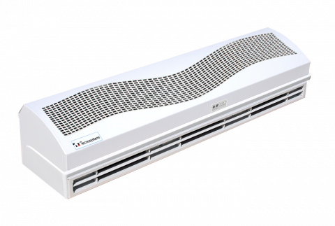 CENTRIFUGAL AIR CURTAINS WITH FRONT EXTRACTION