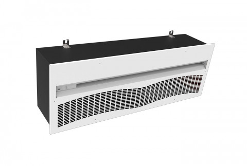  Built-in tangential air barrier with electrical heating element