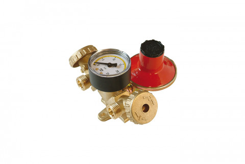  Mini control unit for 2 cylinders with pressure gauge