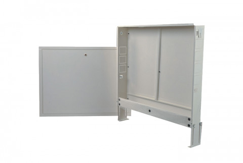 CIP 80 - 150 cassetta per collettori per impianti a pavimento a profondità regolabile