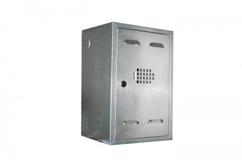 AC meter cover cabinet for water in galvanised sheet metal