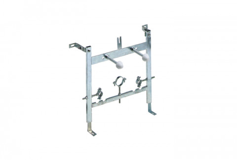  Universal pre-assembled frame for wall-hung bidet