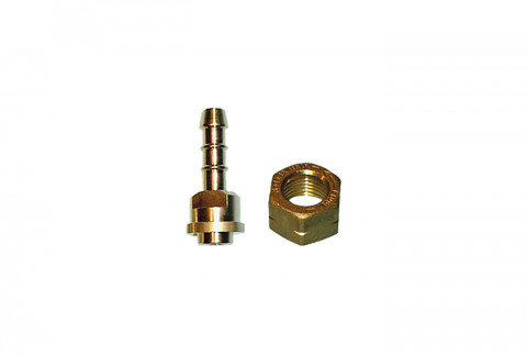  Hose connector kit Ø 10 milled and nut