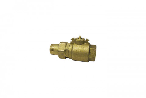  2-way ball zone valve ball shutter with full passage