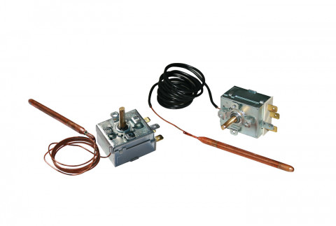  Adjustable capillary thermostat with scale 0 - 90°C