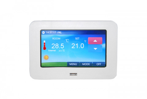SMART-TOUCH PLUS programmable chrono-thermostat for room with touch screen