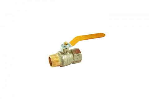  M / F gas ball valve flat handle