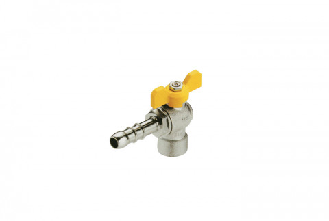  90° ball valve for female gas throttle handle