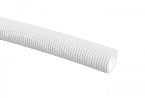  Round flexible hose air inlet anti-static, antibacterial white colour