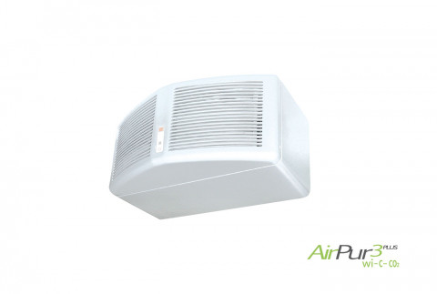 AIR PUR 3 PLUS WI-C-CO₂ recuperatore di calore statico a flussi incrociati a parete 160 - 230 - 300