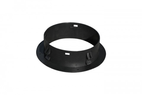  Fixing collar on plenum for motorised circular damper Ø 150 - 200 - 250 - 300