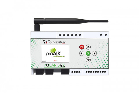 POLARIS 5X (WI-FI) single control unit with colour display, communication protocols and Alexa app - Google Home
