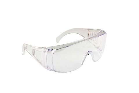  Schutzbrille mit durchsichtigem Rahmen