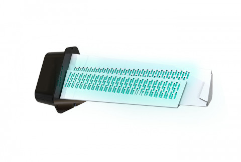 XHP30 HVAC bactericidal sanitising lamp with photoinitiator