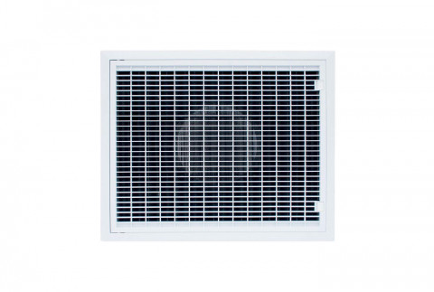  Grille de récupération ouvrable en plastique ABS blanc avec filtre amovible et plénum intégré pour faux-plafond