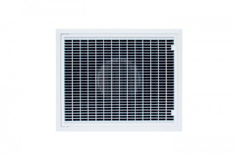  Openable intake grille in white plastic ABS with removable filter for false ceiling