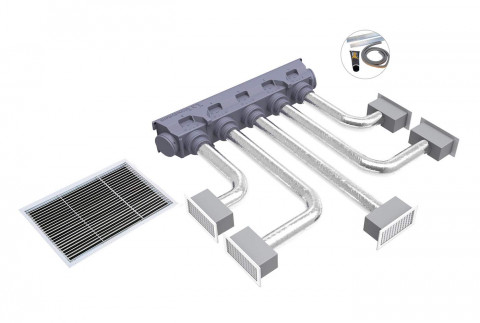  KIT SVELTO EOLO UNIVERSAL - 5 zones with EOLO C5 plenum