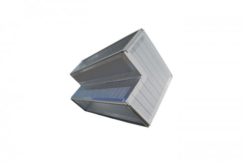  Custom-made return plenum in aluminised PAL for duct systems