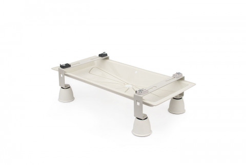 INFINITY floor stand with BLUE RIVER drain pan and fixed floor mount "GENIUS 1000"