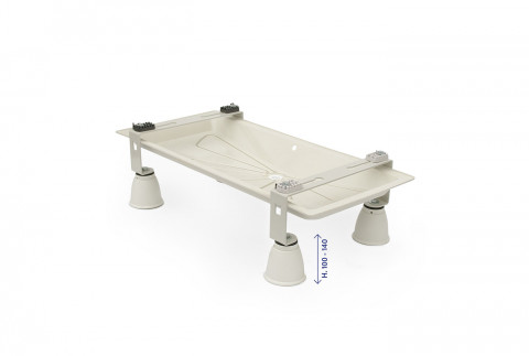 INFINITY floor stand with BLUE RIVER drain pan and adjustable floor mount "GENIUS 1000R"