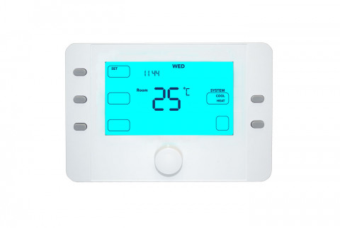 SMART SIRIO programmable thermostat for room with summer/winter switching
