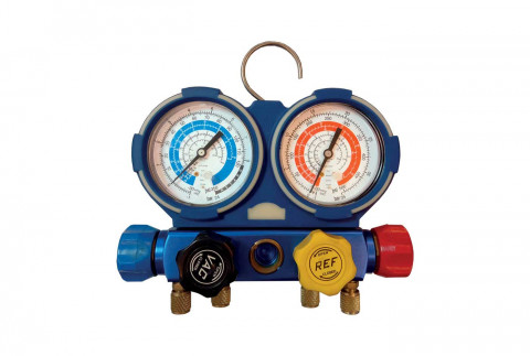  4-way dry gauge unit with rubber protection for R32 - R410A TR422ABCD (R22)