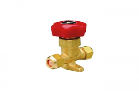  2-way valve with knob