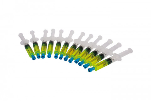  Leakproof tracer liquid in a pack of 12 7.5 ml syringes of basic UV additive POE